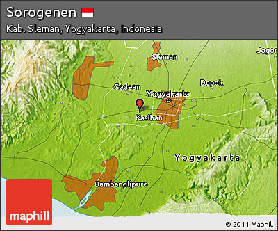 Physical 3D Map of Sorogenen