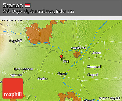 Physical 3D Map of Sranon