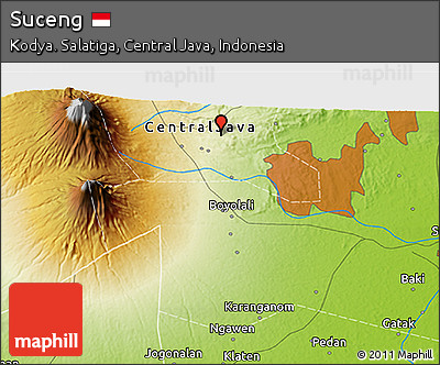 Physical 3D Map of Suceng