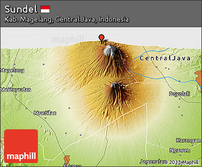 Physical 3D Map of Sundel