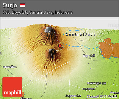 Physical 3D Map of Surjo