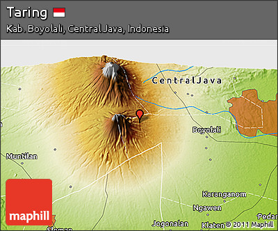 Physical 3D Map of Taring
