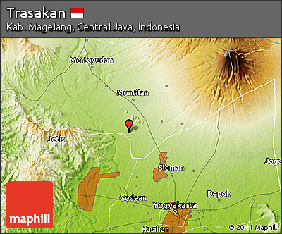 Physical 3D Map of Trasakan