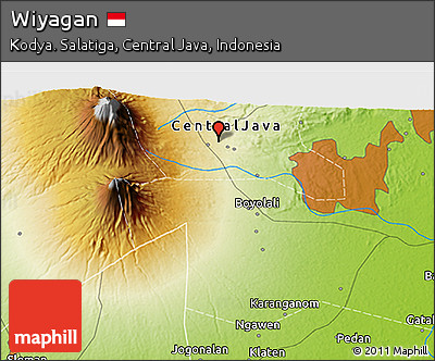 Physical 3D Map of Wiyagan
