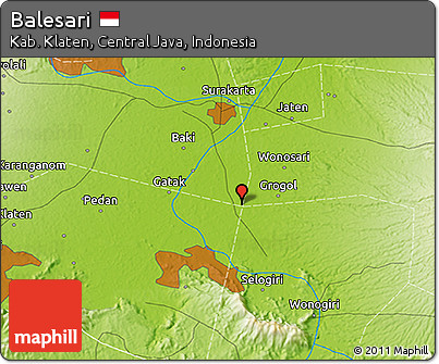 Physical 3D Map of Balesari