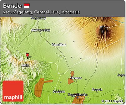 Physical 3D Map of Bendo