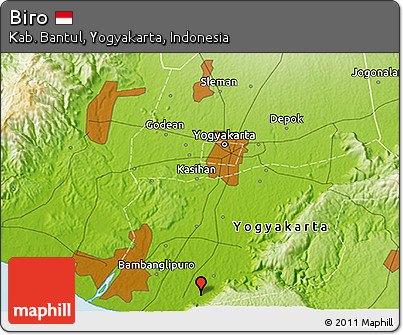 Physical 3D Map of Biro