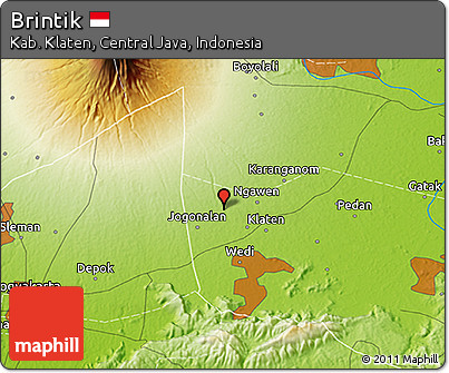 Physical 3D Map of Brintik