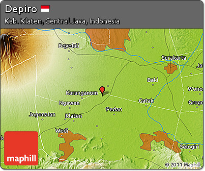 Physical 3D Map of Depiro