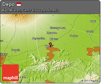Physical 3D Map of Depo