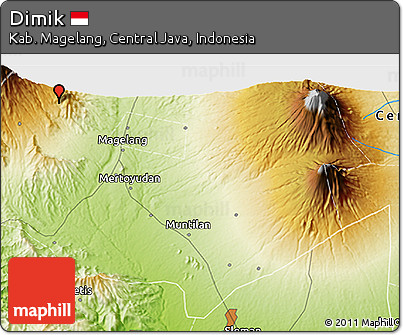 Physical 3D Map of Dimik