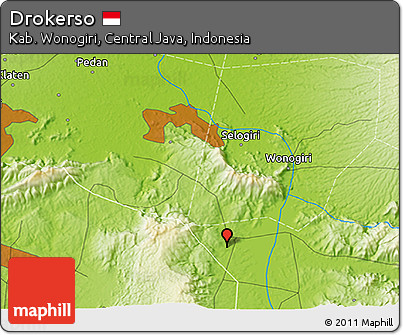 Physical 3D Map of Drokerso
