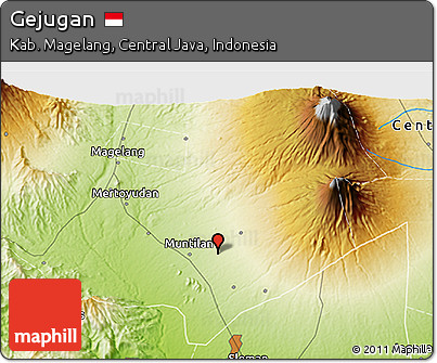 Physical 3D Map of Gejugan