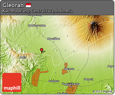 Physical 3D Map of Gleoran