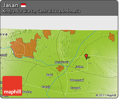 Physical 3D Map of Jasan
