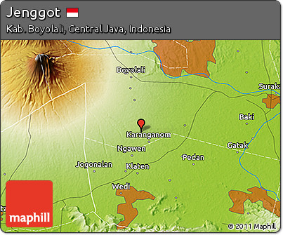 Physical 3D Map of Jenggot