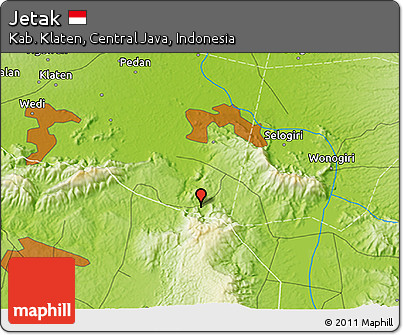 Physical 3D Map of Jetak