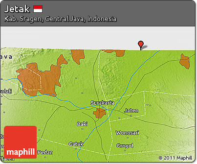 Physical 3D Map of Jetak