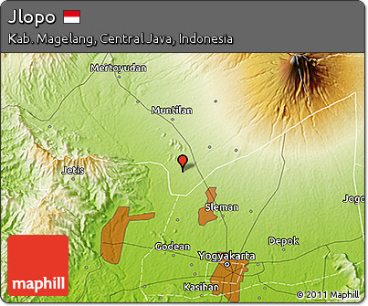 Physical 3D Map of Jlopo