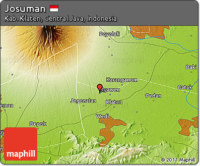 Physical 3D Map of Josuman