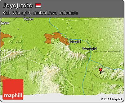 Physical 3D Map of Joyojiroto