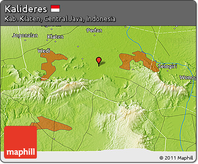 Physical 3D Map of Kalideres