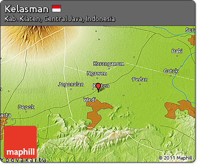 Physical 3D Map of Kelasman