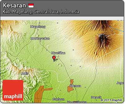 Physical 3D Map of Kesaran