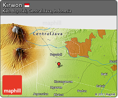 Physical 3D Map of Kirwon