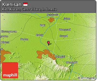 Physical 3D Map of Klenisan