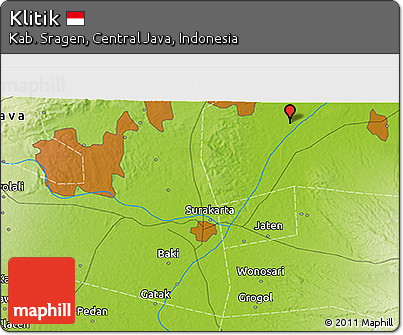 Physical 3D Map of Klitik