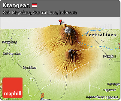 Physical 3D Map of Krangean