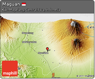 Physical 3D Map of Maguan