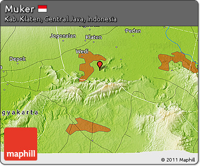 Physical 3D Map of Muker