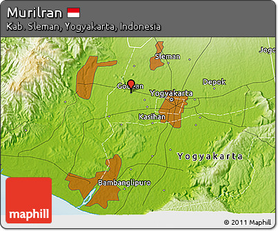 Physical 3D Map of Murilran
