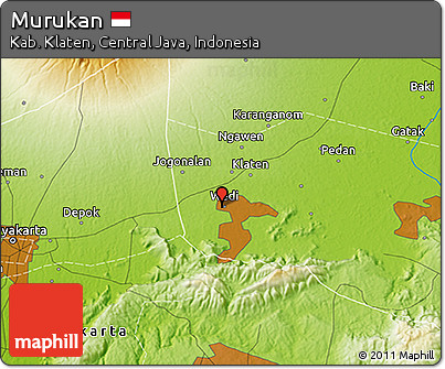 Physical 3D Map of Murukan