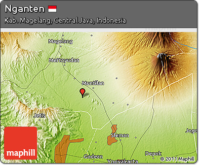 Physical 3D Map of Nganten