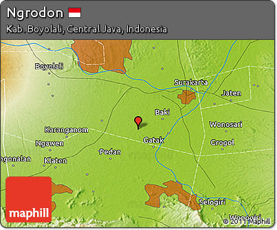 Physical 3D Map of Ngrodon
