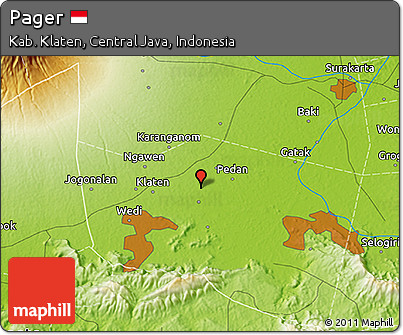 Physical 3D Map of Pager