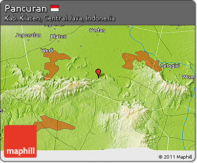 Physical 3D Map of Pancuran