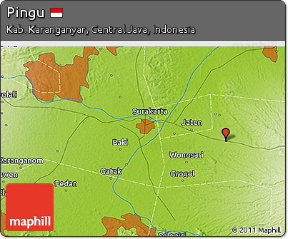 Physical 3D Map of Pingu