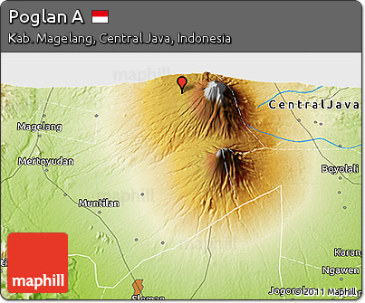 Physical 3D Map of Poglan A