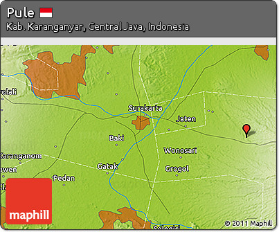 Physical 3D Map of Pule