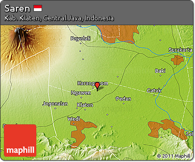 Physical 3D Map of Saren