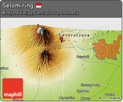 Physical 3D Map of Selomiring