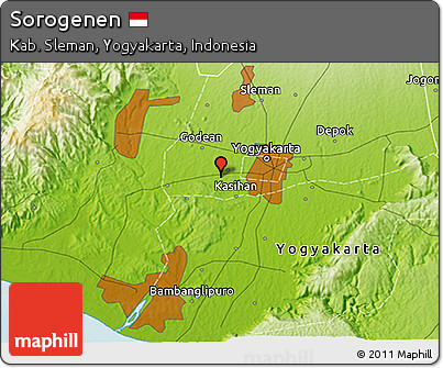 Physical 3D Map of Sorogenen