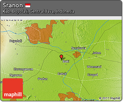 Physical 3D Map of Sranon