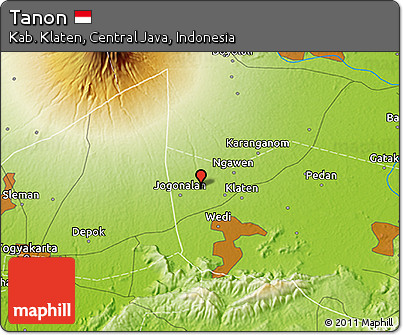 Physical 3D Map of Tanon