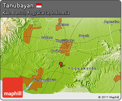 Physical 3D Map of Tanubayan
