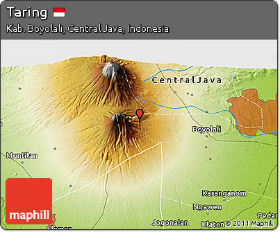 Physical 3D Map of Taring